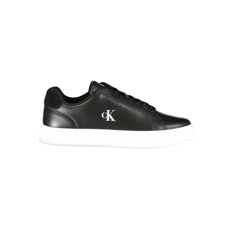 Calvin Klein Black Polyurethane Men's Sneaker EU45/US12
