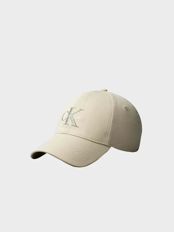 Calvin Klein Jeans - Men's Monologo Embroidery Baseball Cap Light Beige / osz