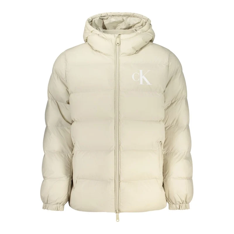 Calvin Klein Beige Nylon Men's Jacket M