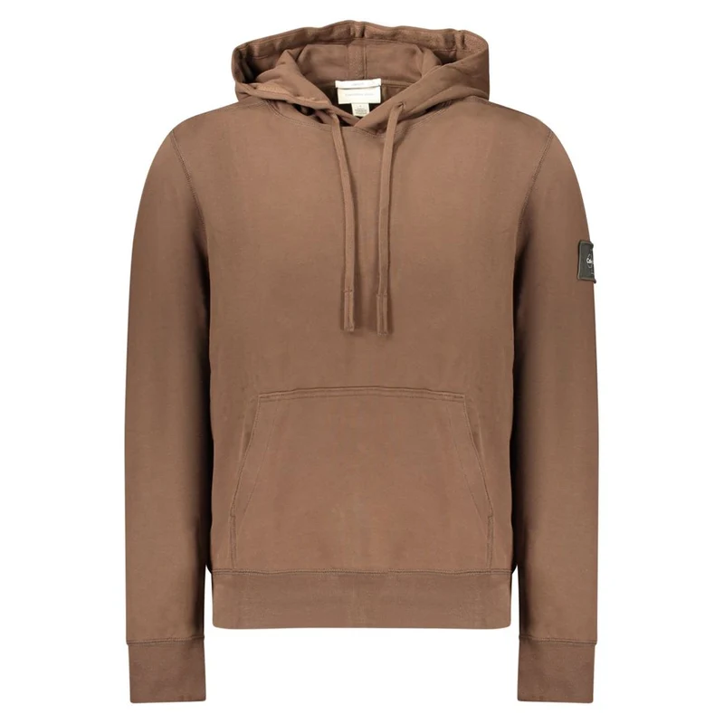 Calvin Klein Brown Cotton Men's Sweatshirt M