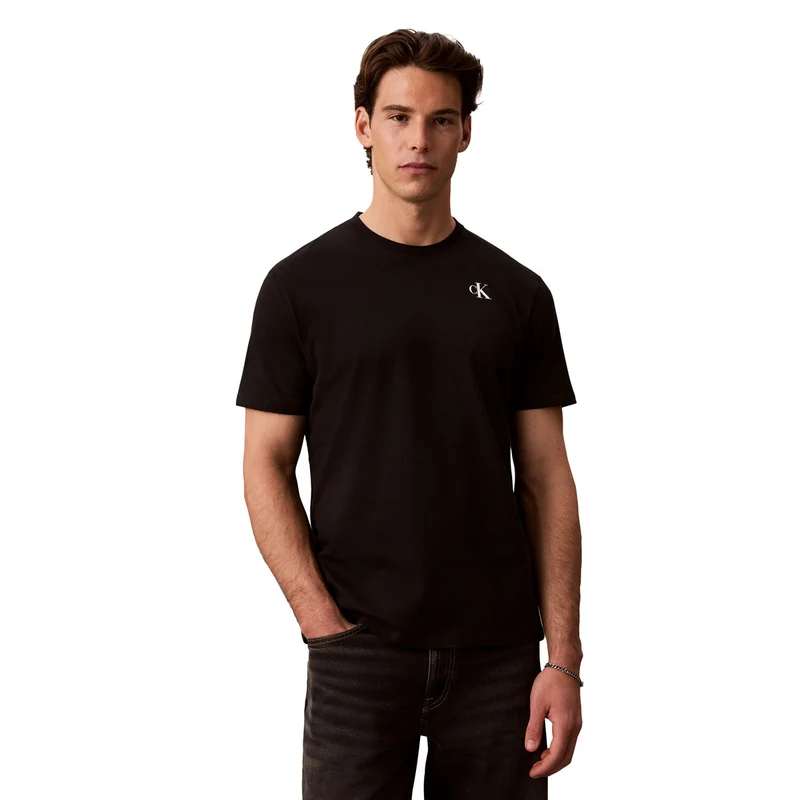 T-Shirt Uomo Calvin Klein 30S Back Grap Nero S