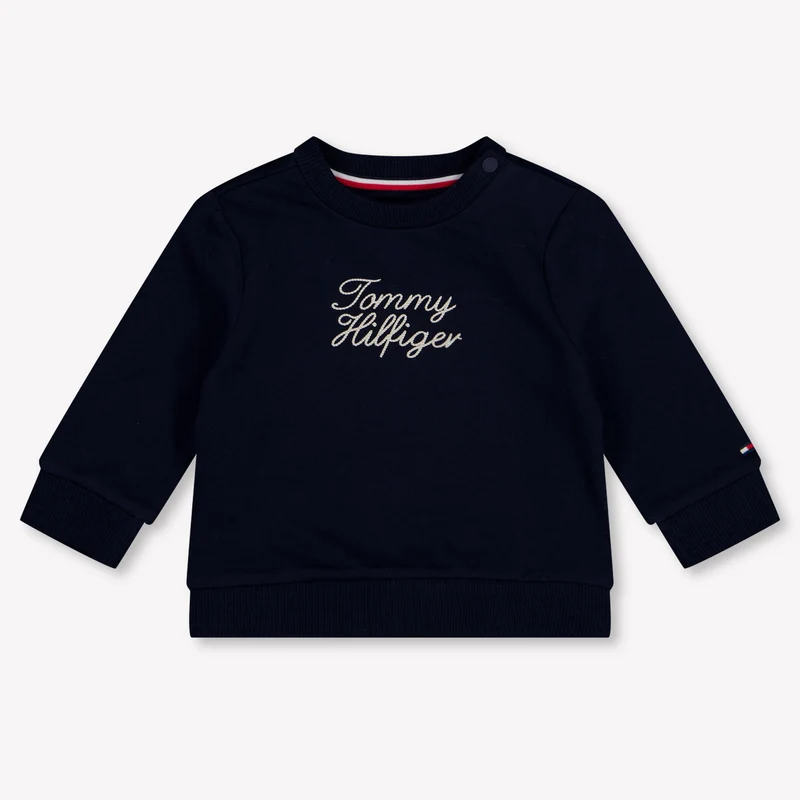 Tommy Hilfiger Baby Jongens Trui In Navy 68 - 6 Maanden