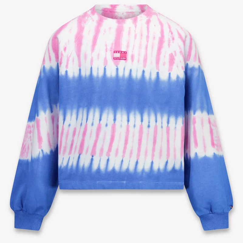 Tommy Hilfiger Kinder Meisjes Trui In Blauw 6 Jaar