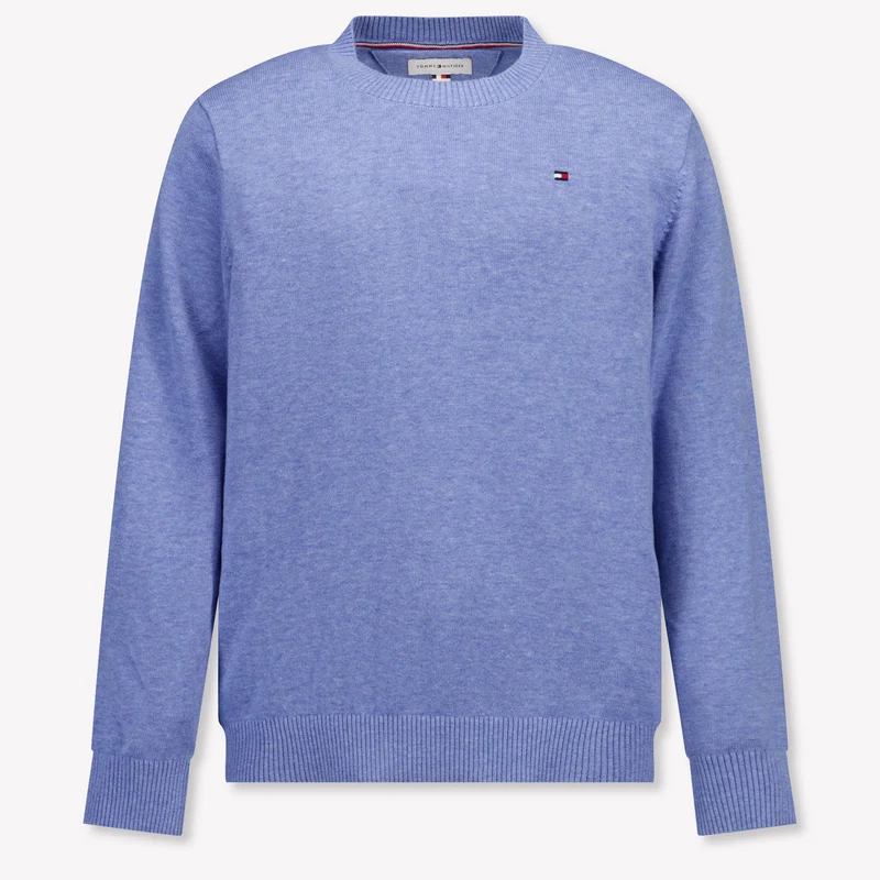 Tommy Hilfiger Kinder Jongens Trui In Licht Blauw 16 Jaar