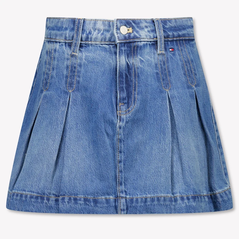 Tommy Hilfiger Kinder Meisjes Rokje In Jeans 14 Jaar