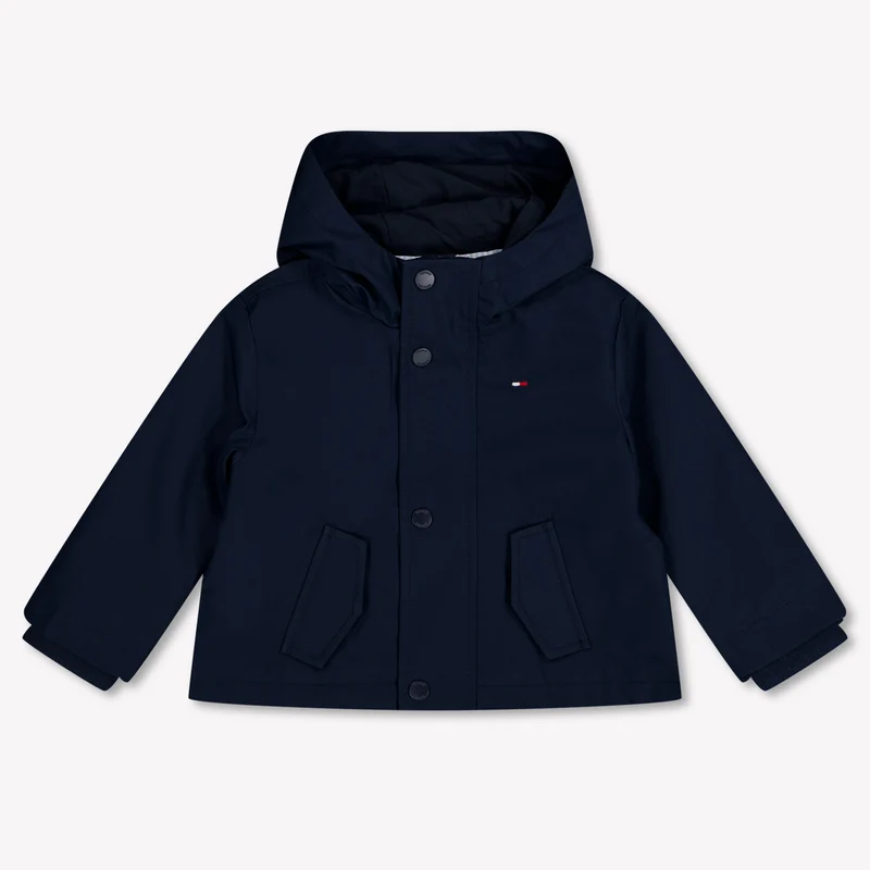 Tommy Hilfiger Baby Unisex Tussenjas In Navy 98 - 36 Maanden