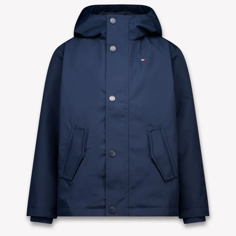 Tommy Hilfiger Kinder Unisex Tussenjas In Navy 6 Jaar