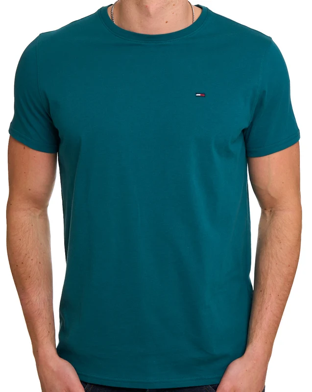 Tommy Jeans Slim Fit T Shirt Polar Teal 2XL