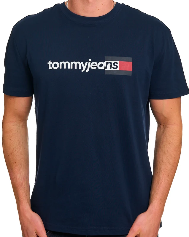 Tommy Jeans Entry DNA T Shirt Dark Navy 2XL