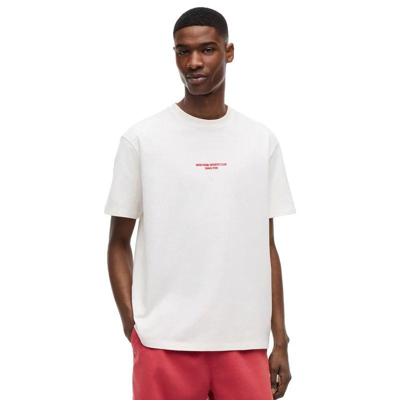 T-Shirt Uomo Tommy Jeans Sailboat Bianco L