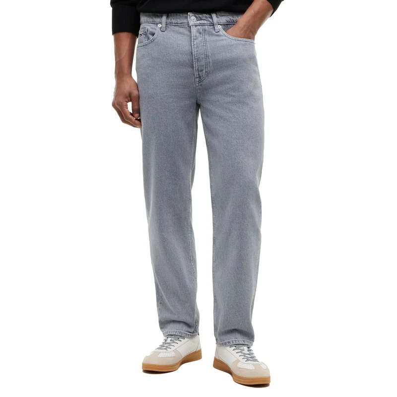 Jeans Uomo Tommy Jeans Sonny Regular Tapered Grigio 30