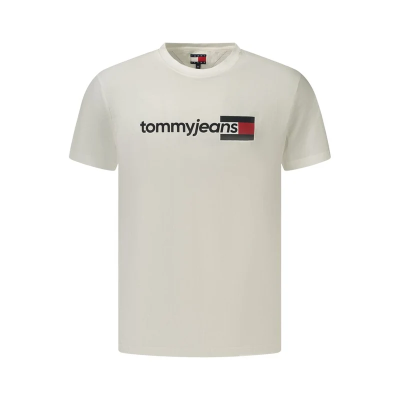 Tommy Hilfiger Bianco Cotton Men's T-Shirt M