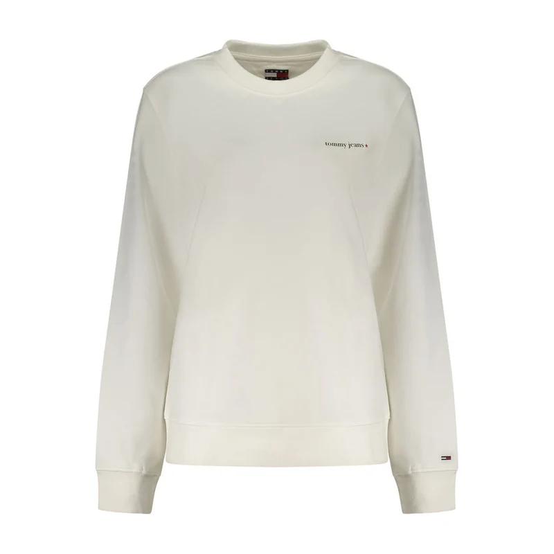 Tommy Hilfiger Bianco Cotton Women's Sweatshirt XS