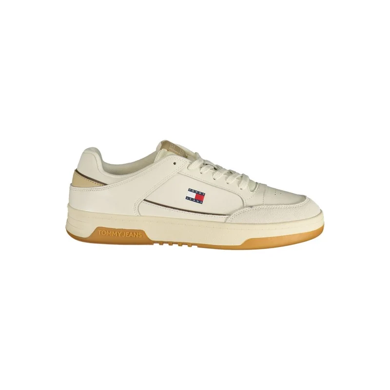 Tommy Hilfiger White Polyurethane Men's Sneaker EU43/US10