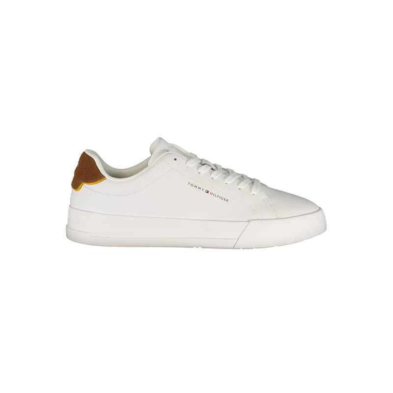 Tommy Hilfiger White Leather Men's Sneaker EU44/US11
