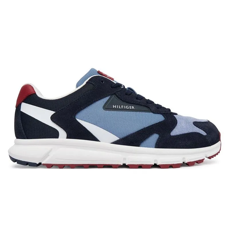 Tênis Tommy Hilfiger Outdoor Runner Mix DesertSky BriskBlue 42 / branco
