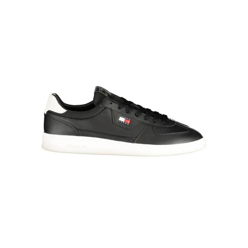 Tommy Hilfiger Black Polyurethane Men's Sneaker EU40/US7