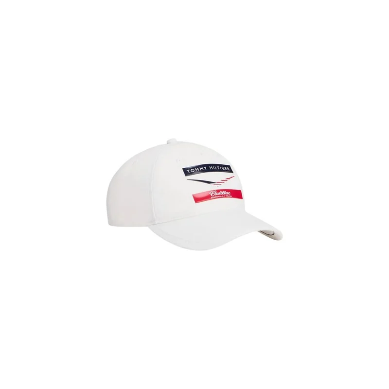 Tommy Hilfiger White Recycled Polyester Cap (Baseball Hat) UNI