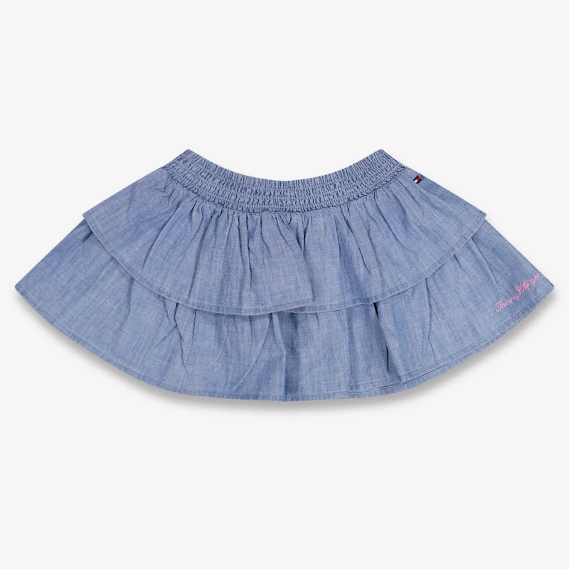 Tommy Hilfiger Baby Meisjes Rokje In Jeans 74 - 9 Maanden