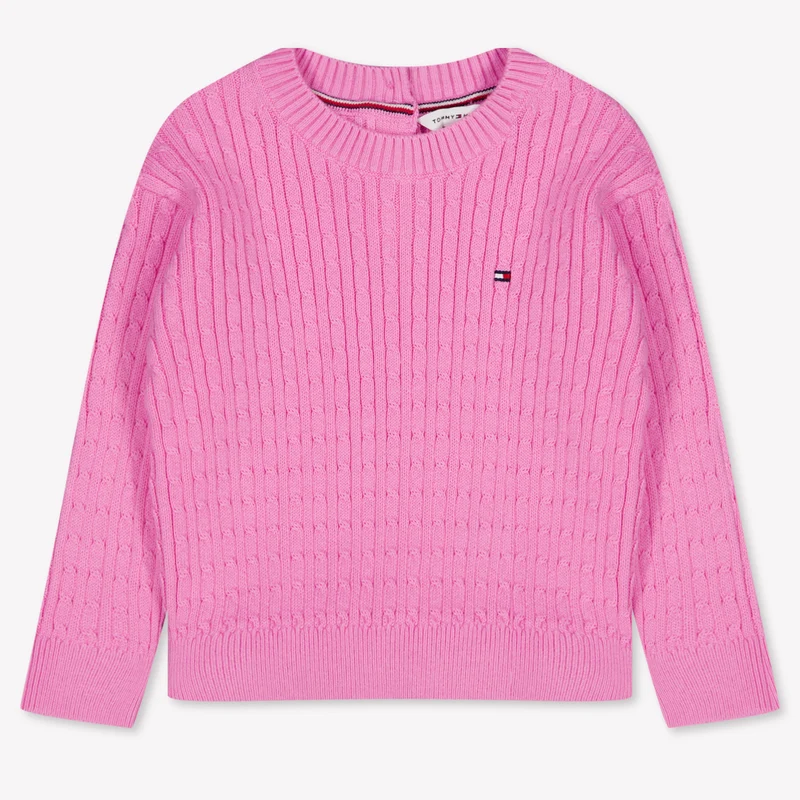 Tommy Hilfiger Baby Meisjes Trui In Roze 86 - 18 Maanden