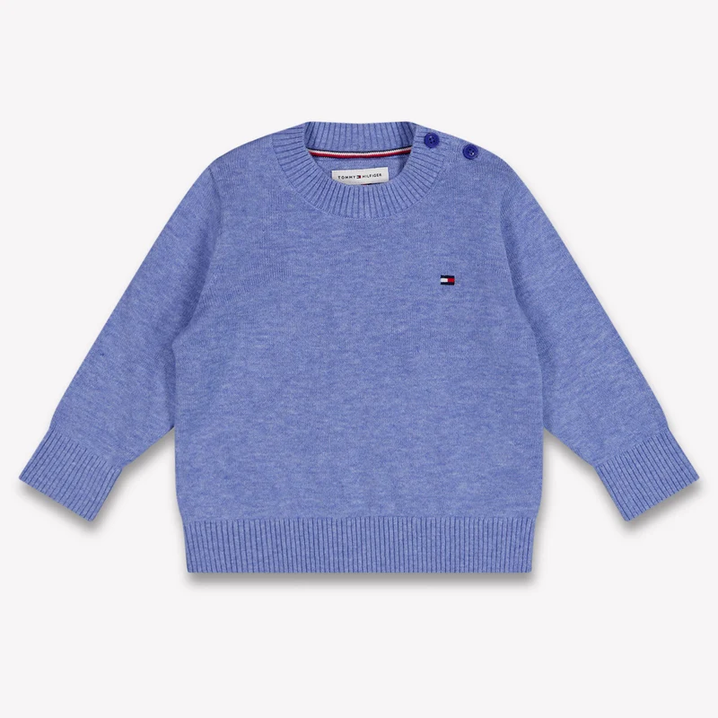 Tommy Hilfiger Baby Jongens Trui In Blauw 80 - 12 Maanden