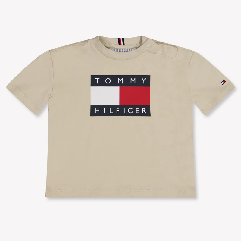 Tommy Hilfiger Baby Jongens Trui In Beige 92 - 24 Maanden