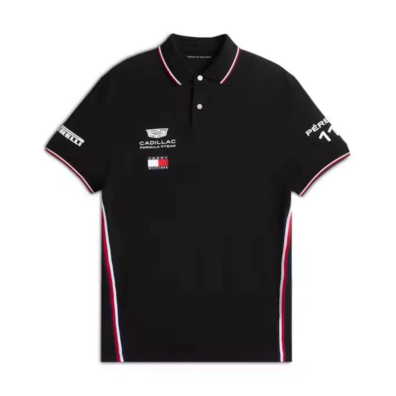 + Cadilac F1 Team Checo Perez Polo 'Black' M