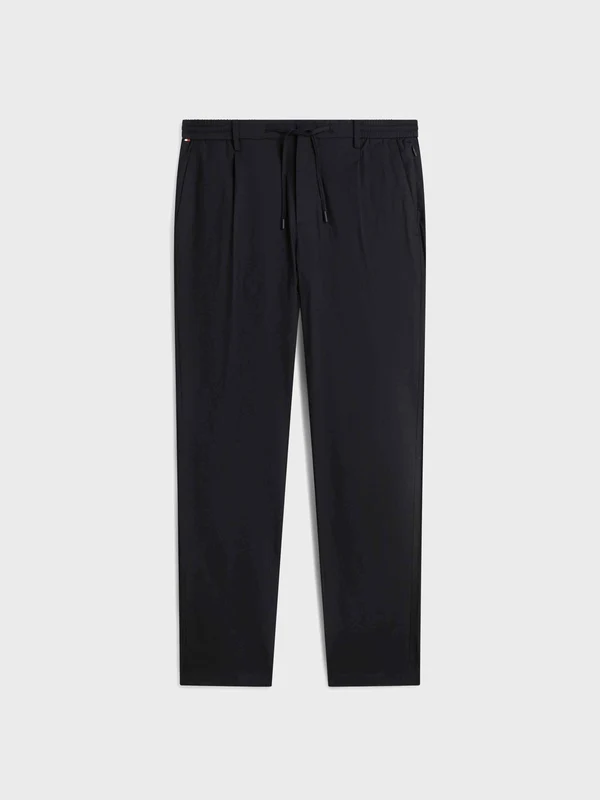 Tommy Hilfiger - Men's Performance Harlem Tapered Twill Trousers Black 1 / 36