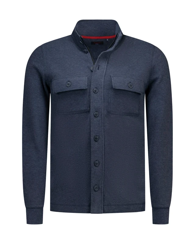 Overshirt - Sweat M / Blau / Hemden