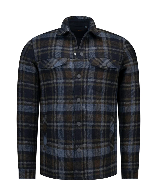 Overshirt - Wollmix L / Blau / Hemden