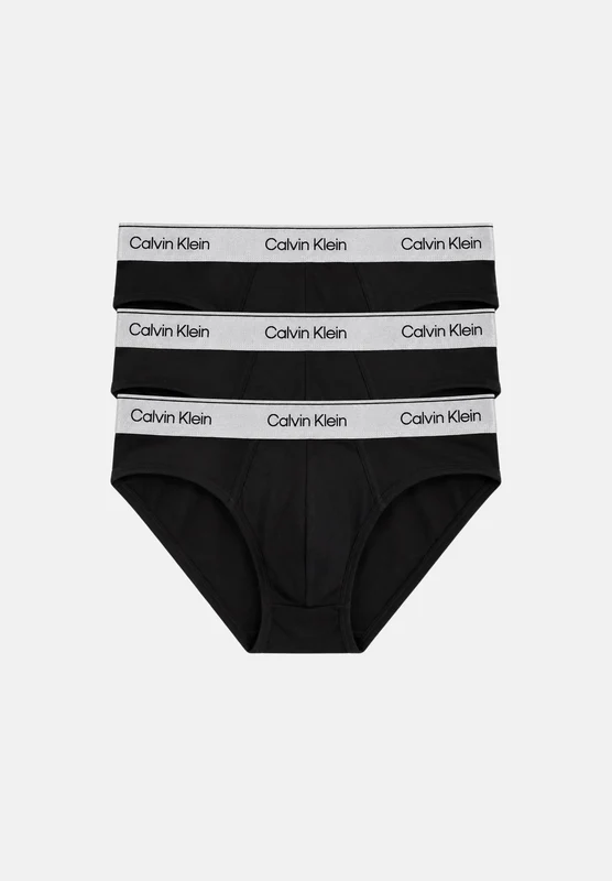 CALVIN KLEIN Slip (3 paia) HIP BRIEF neri per uomo L