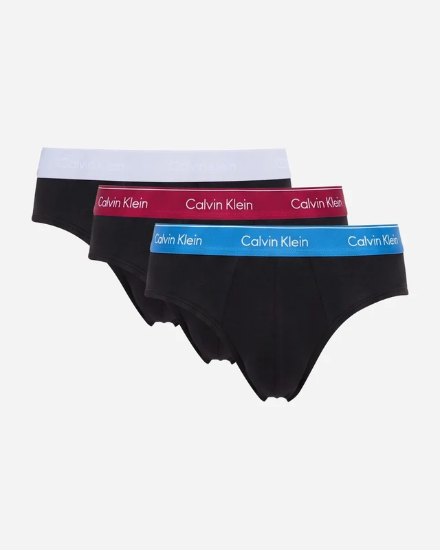 INTIMO CALVIN KLEIN UNDERWEAR HIP BRIEF 3PACK M UNI / S