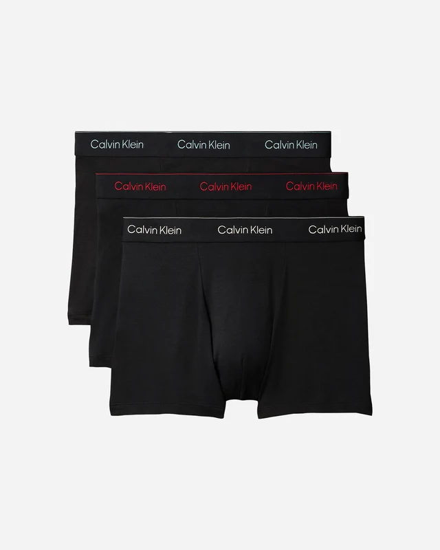 INTIMO CALVIN KLEIN UNDERWEAR FIT TRUNK 3PACK M UNI / S