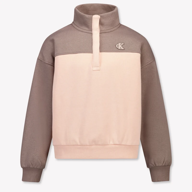 Calvin Klein Kinder Meisjes Trui In Licht Roze 12 Jaar
