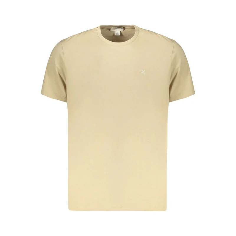 Calvin Klein Beige Cotton Men's T-Shirt XXL