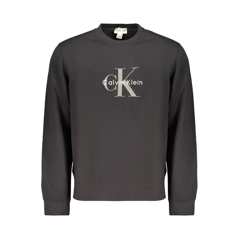 Calvin Klein Black Cotton Mens Sweatshirt S