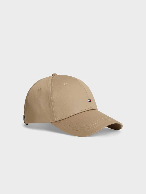 Tommy Hilfiger - Men's Hilfiger Flag Six-Panel Baseball Cap Beige / osz