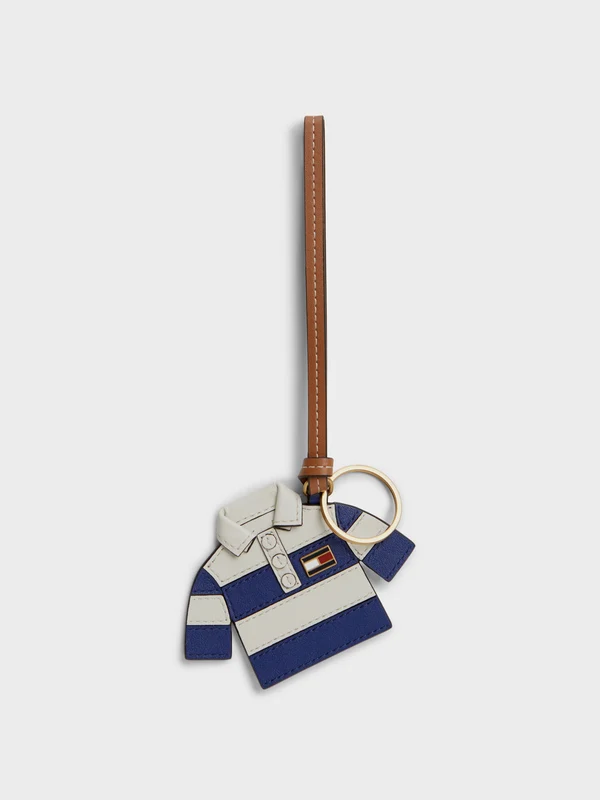 Tommy Hilfiger - Women's Leather Polo Shirt Bag Charm Blue / osz