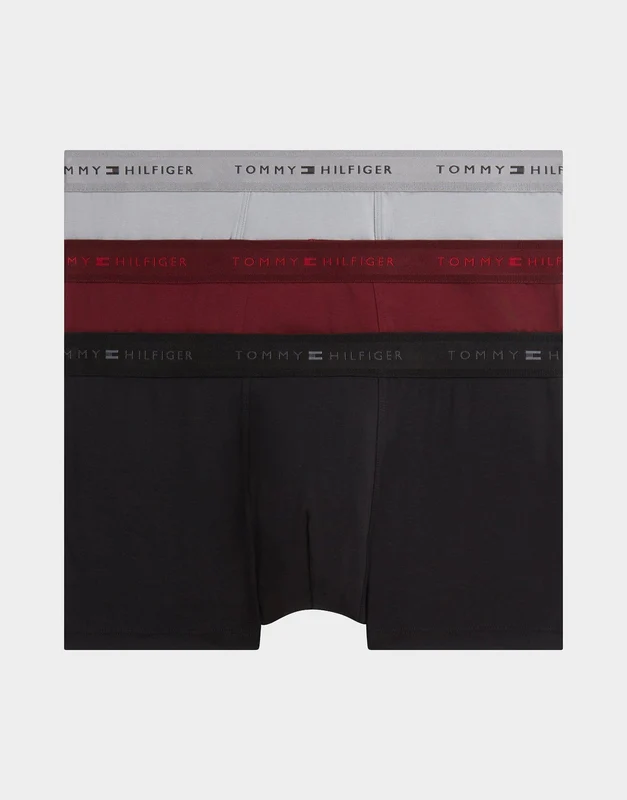 Signature Tonal Logo Waistband Trunks (3-Pack) XL
