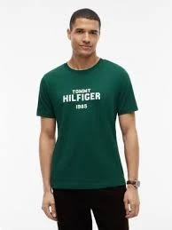 Tommy Hilfiger Mens Brand Love Stack Tee - Black Black / M