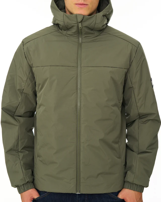 Tommy Jeans Logo Padded Jacket Rocky Mountain Green L