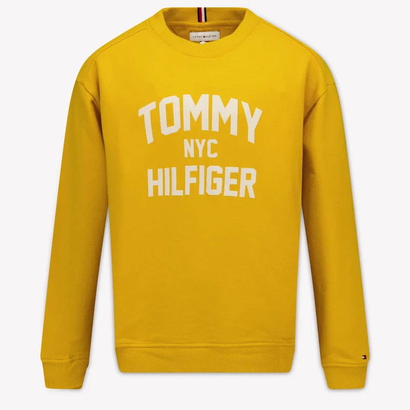 Tommy Hilfiger Kinder Jongens Trui In Geel 5 Jaar