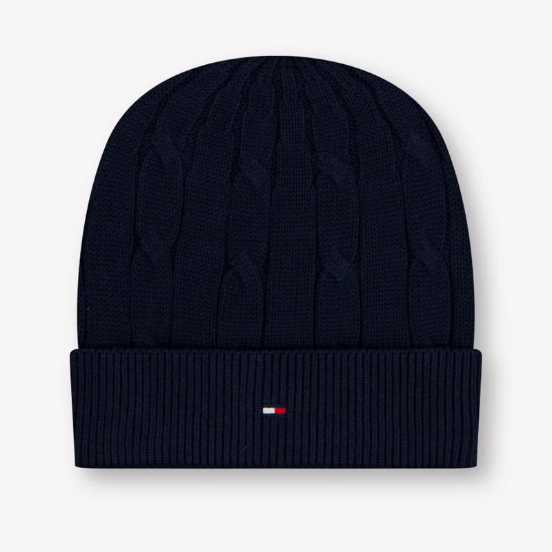 Tommy Hilfiger Kinder Unisex Muts In Navy l