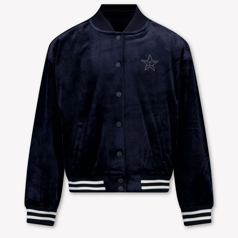 Tommy Hilfiger Kinder Meisjes Vest In Navy 5 Jaar