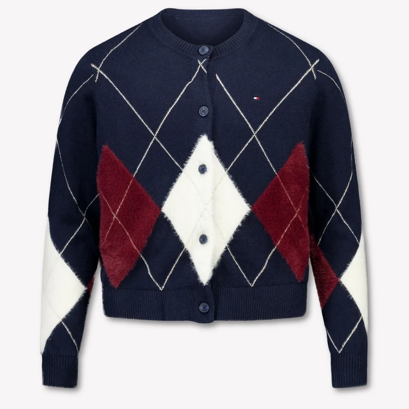 Tommy Hilfiger Kinder Meisjes Vest In Navy 4 Jaar