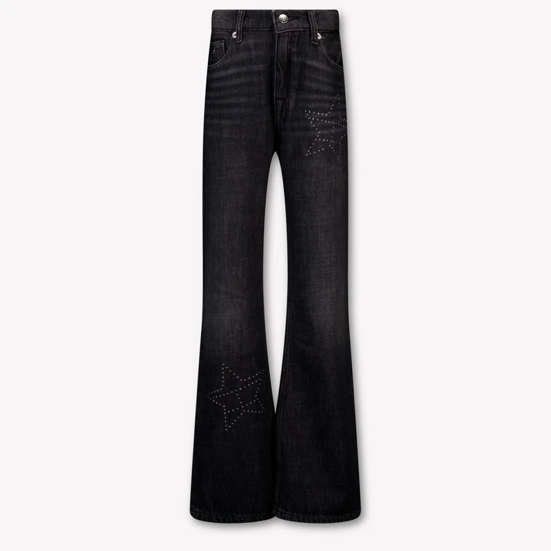 Tommy Hilfiger Kinder Meisjes Jeans In Zwart 5 Jaar