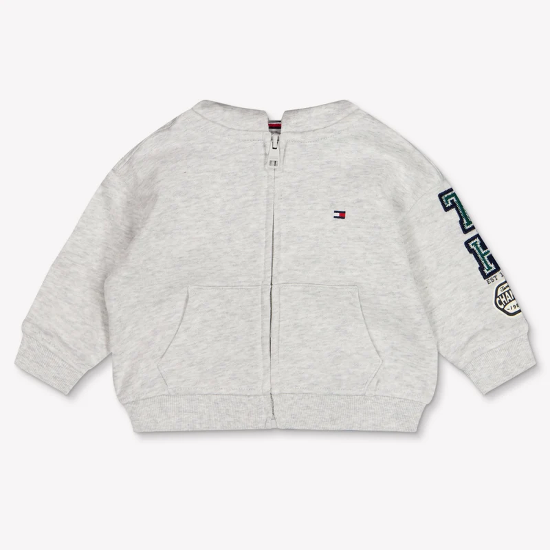 Tommy Hilfiger Baby Jongens Vest In Grijs 86 - 18 Maanden