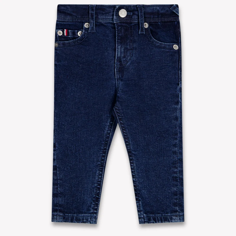 Tommy Hilfiger Baby Jongens Jeans In Donker Blauw 80 - 12 Maanden