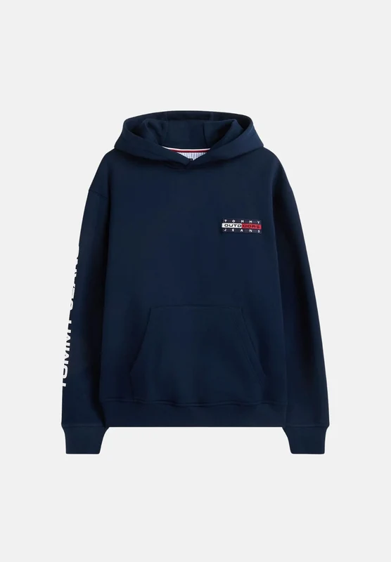 TOMMY JEANS Felpa con cappuccio TJM OUTDOORS blu navy da uomo S
