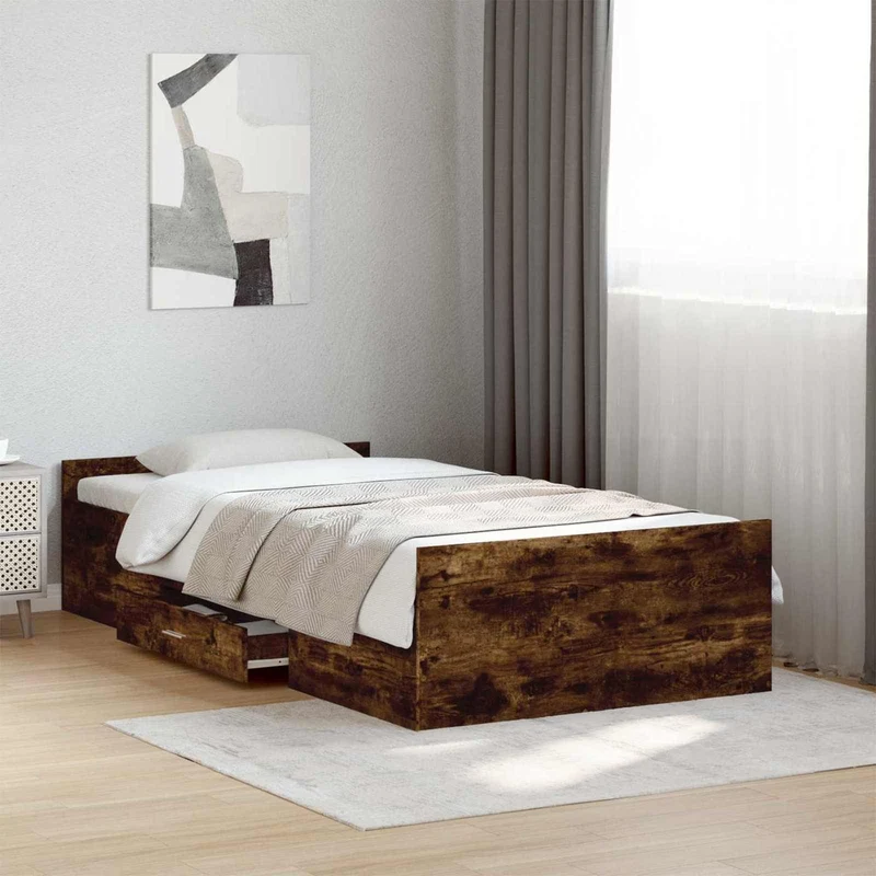 Sänkykehys varastolla Savutammi 80 x 200 cm Tekninen puu